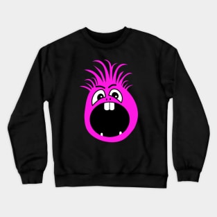 Pink Screaming Head Crewneck Sweatshirt